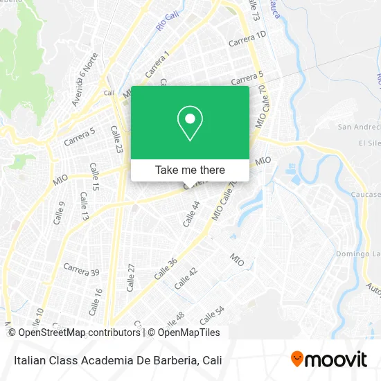 Italian Class Academia De Barberia map