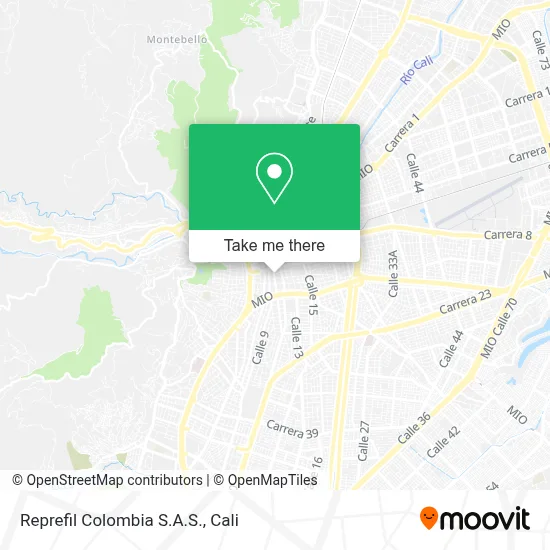 Reprefil Colombia S.A.S. map