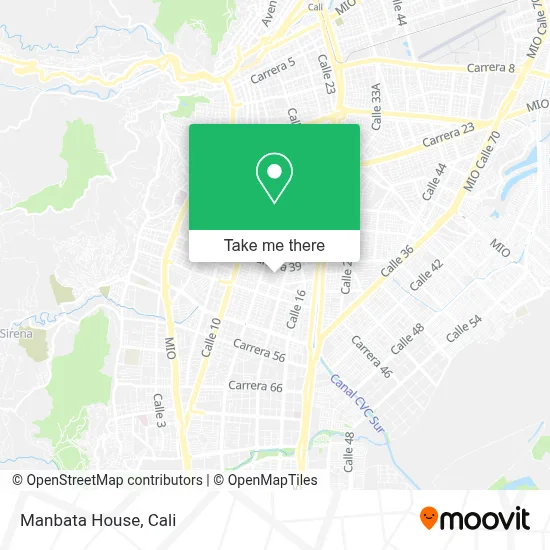 Manbata House map