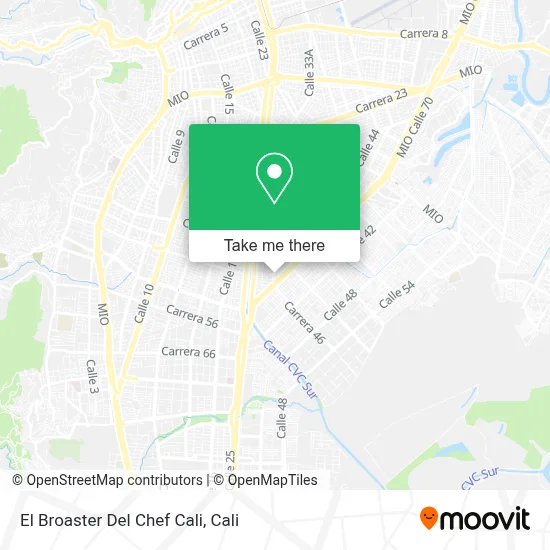 El Broaster Del Chef Cali map