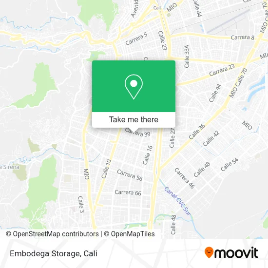 Embodega Storage map