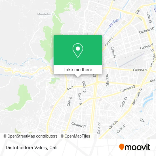 Distribuidora Valery map