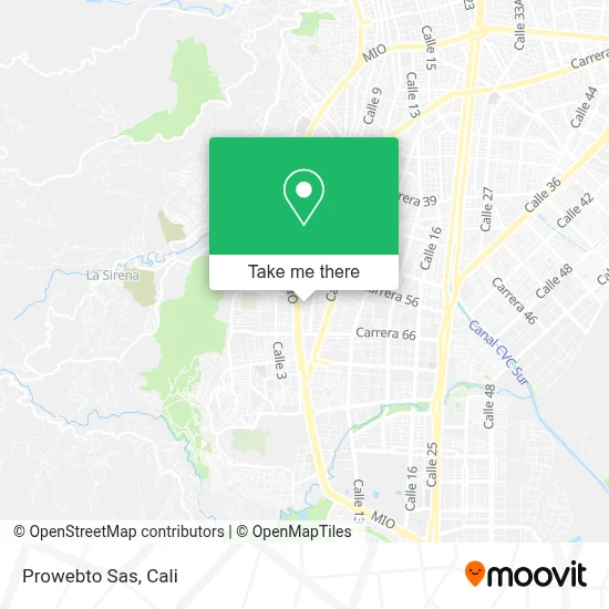 Prowebto Sas map