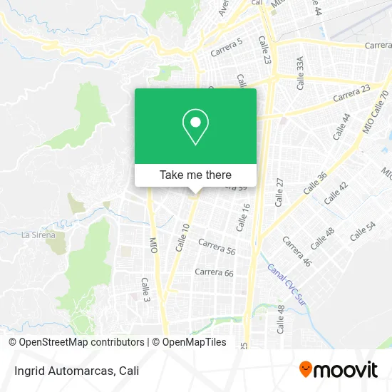 Ingrid Automarcas map