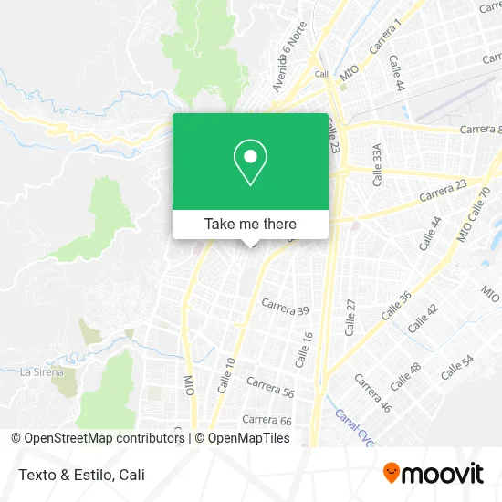 Texto & Estilo map