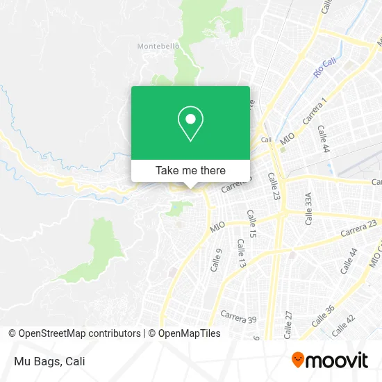 Mu Bags map