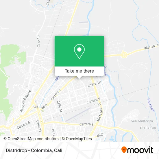 Distridrop - Colombia map