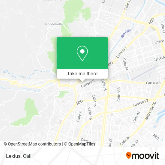Lexius map