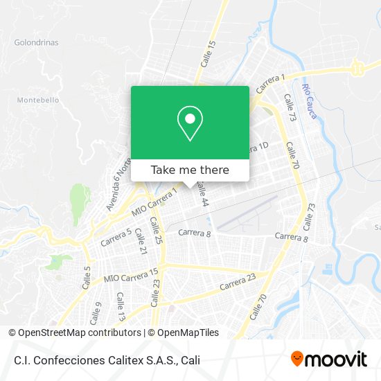 C.I. Confecciones Calitex S.A.S. map