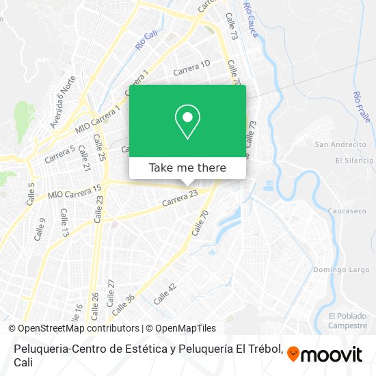 Peluqueria-Centro de Estética y Peluquería El Trébol map