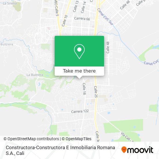 Mapa de Constructora-Constructora E Inmobiliaria Romana S.A.