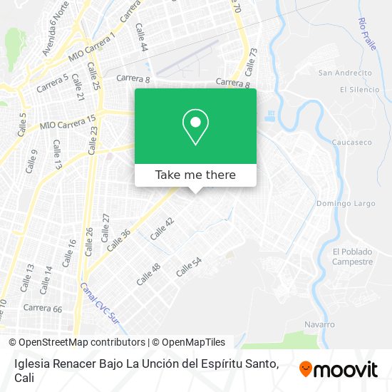 Iglesia Renacer Bajo La Unción del Espíritu Santo map