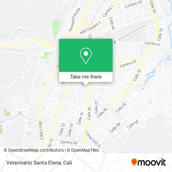 Veterinario Santa Elena map