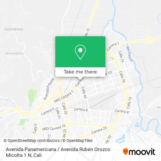 Avenida Panamericana / Avenida Rubén Orozco Micolta 1 N map
