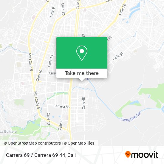 Mapa de Carrera 69 / Carrera 69 44