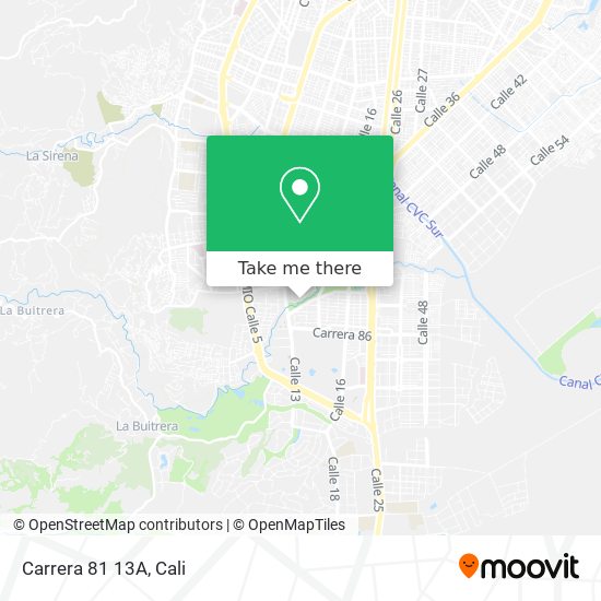 Mapa de Carrera 81 13A