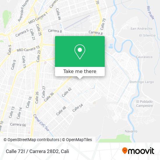 Calle 72I / Carrera 28D2 map