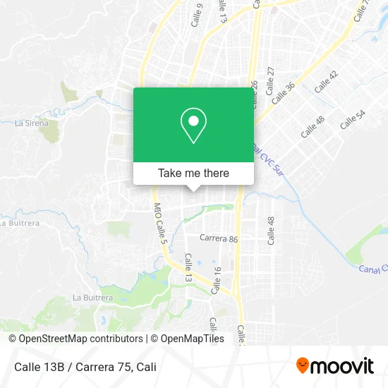 Calle 13B / Carrera 75 map