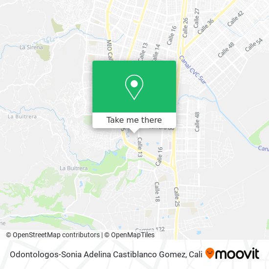 Mapa de Odontologos-Sonia Adelina Castiblanco Gomez