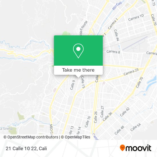 Mapa de 21 Calle 10 22
