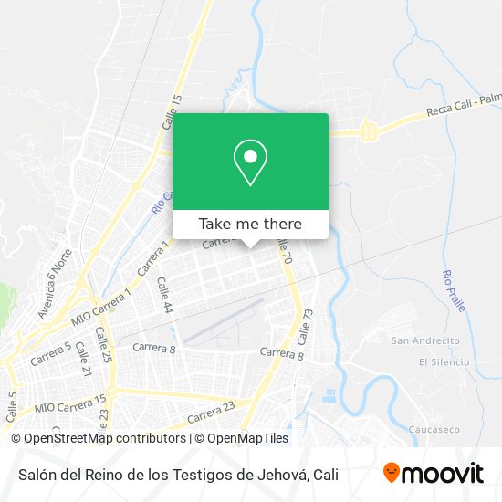Salón del Reino de los Testigos de Jehová map