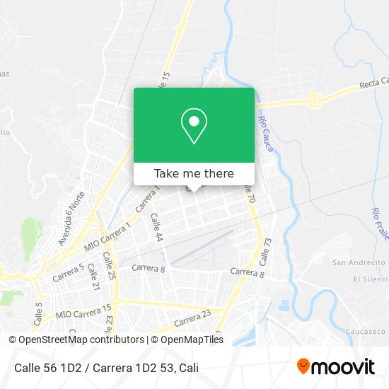 Calle 56 1D2 / Carrera 1D2 53 map