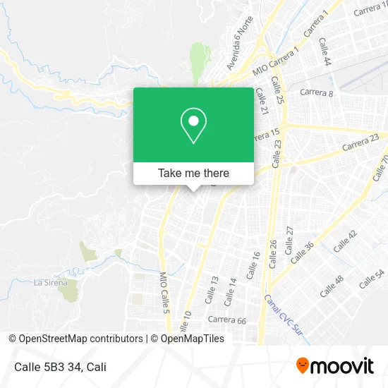 Mapa de Calle 5B3 34