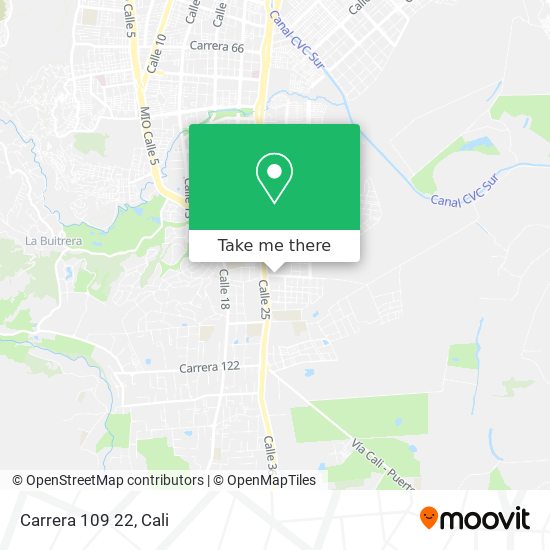 Mapa de Carrera 109 22