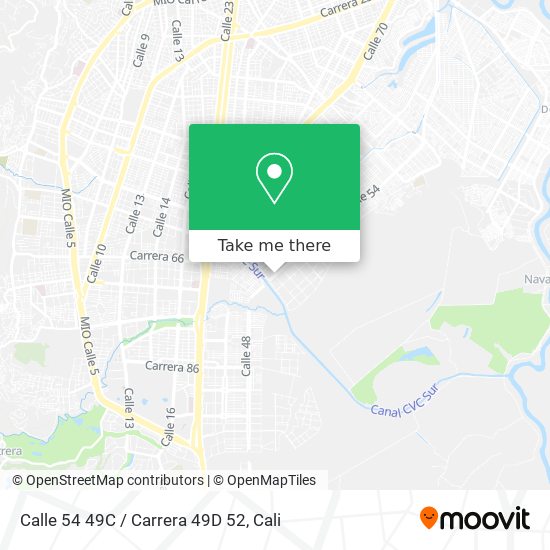 Mapa de Calle 54 49C / Carrera 49D 52