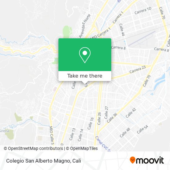 Colegio San Alberto Magno map