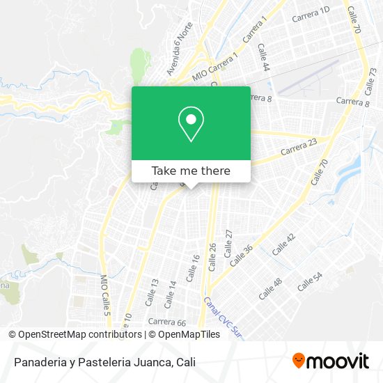 Panaderia y Pasteleria Juanca map