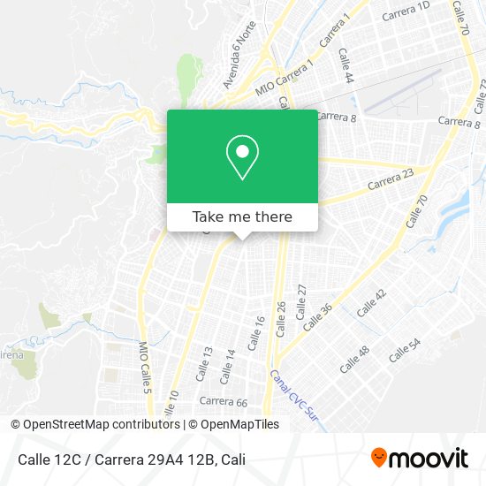 Calle 12C / Carrera 29A4 12B map