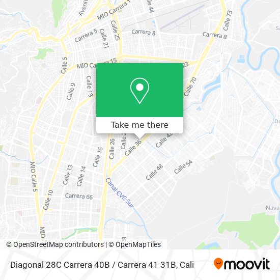 Diagonal 28C Carrera 40B / Carrera 41 31B map