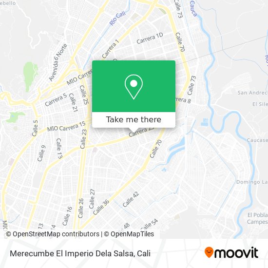 Merecumbe El Imperio Dela Salsa map