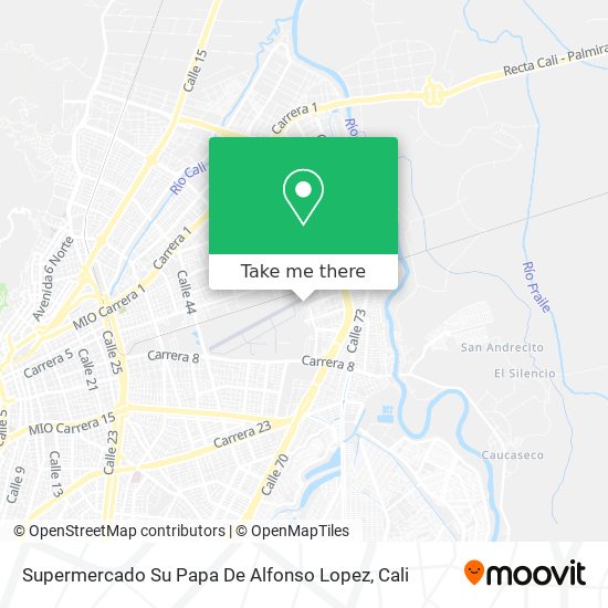 Supermercado Su Papa De Alfonso Lopez map