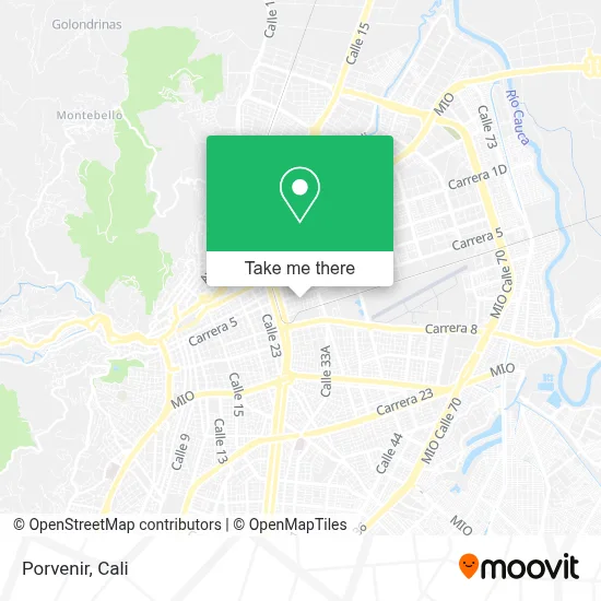 Porvenir map