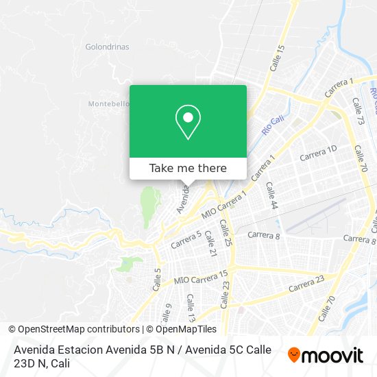 Avenida Estacion Avenida 5B N / Avenida 5C Calle 23D N map