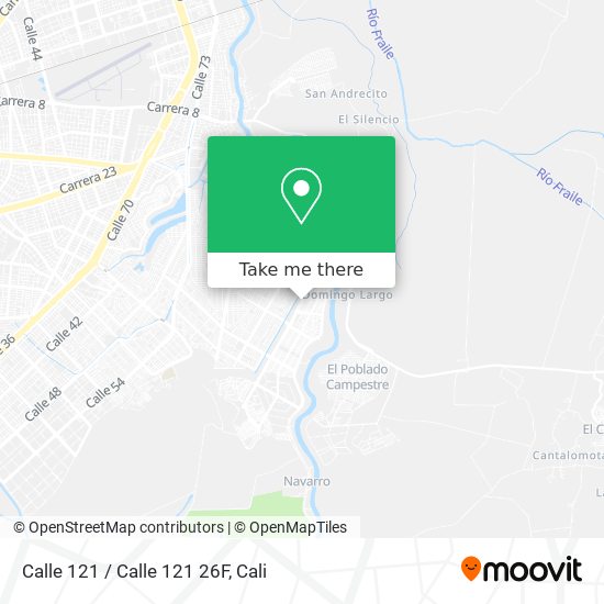 Mapa de Calle 121 / Calle 121 26F