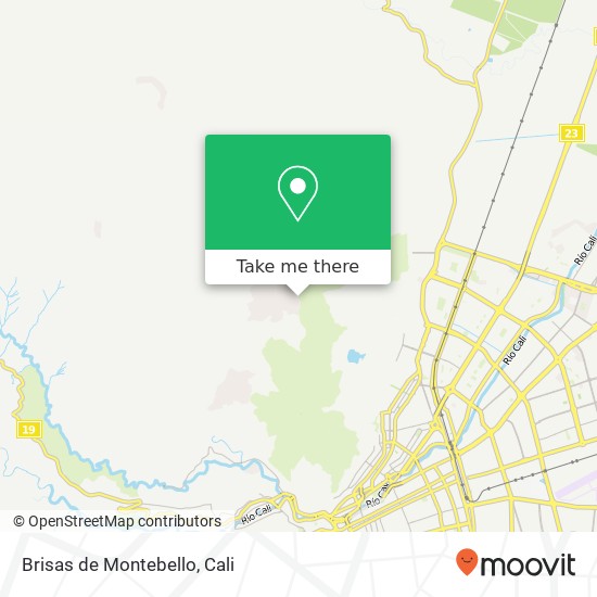 Mapa de Brisas de Montebello