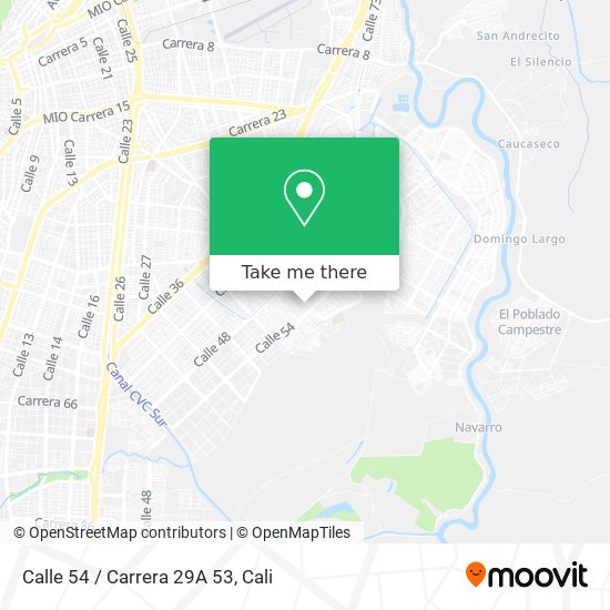 Calle 54 / Carrera 29A 53 map