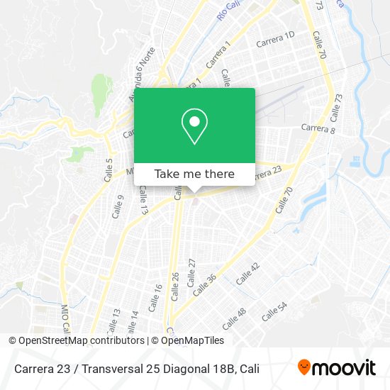 Mapa de Carrera 23 / Transversal 25 Diagonal 18B