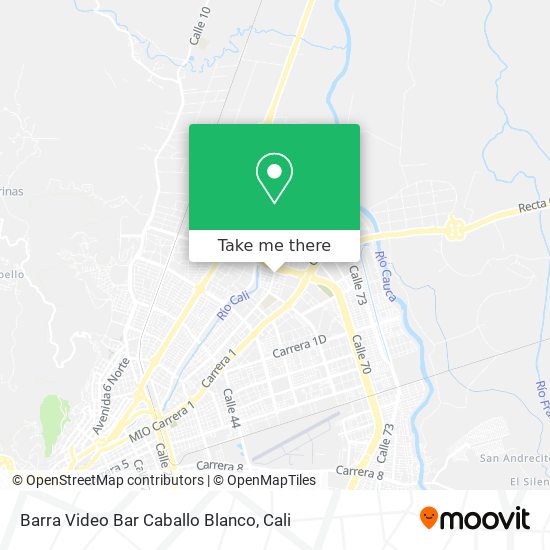 Barra Video Bar Caballo Blanco map