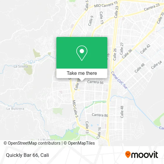 Quickly Bar 66 map