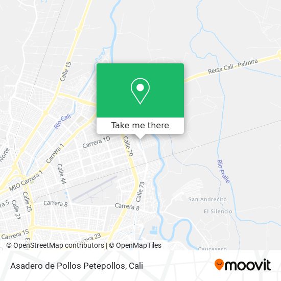 Asadero de Pollos Petepollos map