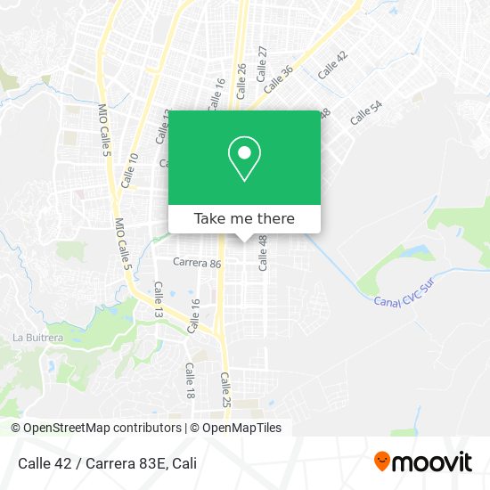Mapa de Calle 42 / Carrera 83E