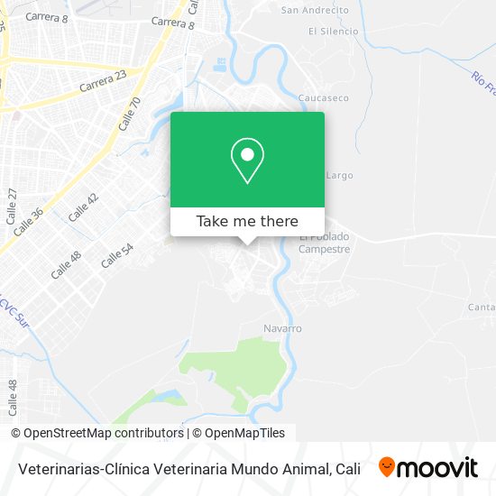 Mapa de Veterinarias-Clínica Veterinaria Mundo Animal