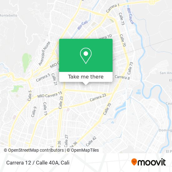 Mapa de Carrera 12 / Calle 40A