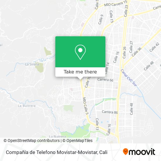 Mapa de Compañía de Telefono Movistar-Movistar