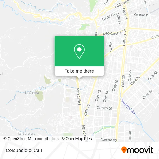 Colsubsidio map