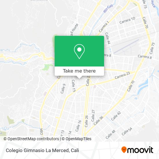 Colegio Gimnasio La Merced map